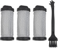 HEPA Filter Set, for JIGOO T600 Mattress Vacuum Cleaner, Washable and Reusable High Efficiency Filters with 99.97% Filtration Rate, Comes with Cleaning Brush, 4 Pieces
