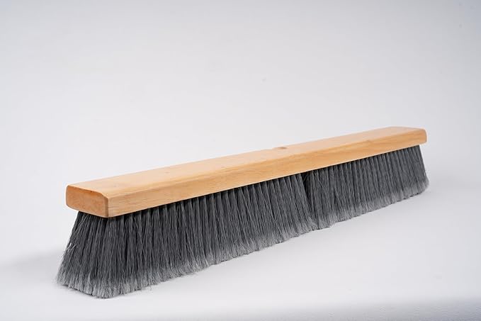 24" Grey Flagged Push Broom