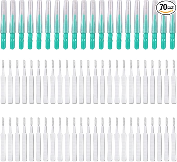 70pcs Shower Head Cleaner Tools, Including 20 Cleaning Brushes & 50 Shower Hole Brushes Practical Unclogger Tools for Small Showerhead Holes Sink Gaps Picks (Green, White)