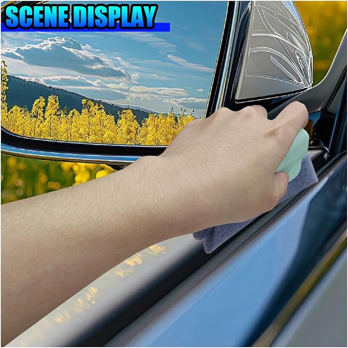 3PCS Magic Window Track Cleaner, Window Groove Cleaning Brush Tools Set, Hand-held Window Track Cleaner, Auto Clean Accessory for Sliding Door, Sill, Tile Lines, Shutter, Car Vents (PK&GN&GY)