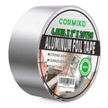 COSIMIXO Silver Aluminum Foil Duct Tape 4.0mil x 2 Inches x 20Yards,Heavy Duty,High Temperature Sealing and Patching,Perfect for HVAC,Air Ducts,Foamboard,Metal Repair,Insulation,Dryer Vent and More