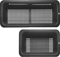 LASSHSWA Collapsible Colander for Kitchen, Over the Sink Strainer Basket for Kitchen, Fruit Pasta Food Strainer Expandable Plastic Colander BPA Free (Black)