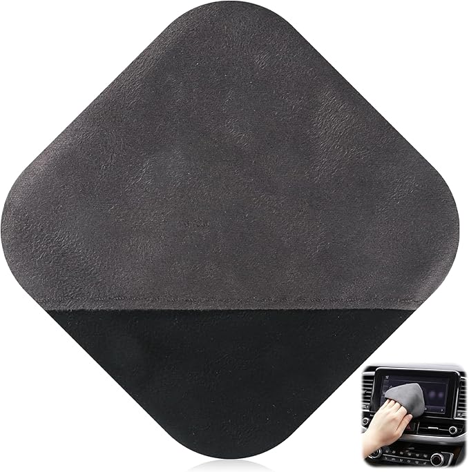 Car Screen Cleaner, Microfiber Auto Screen Cleaning Pad, Square Microfiber Cloth Non-Scratch Auto Touchscreen Cleaning Wipes for Vehicle Dashboard Car Display Interior