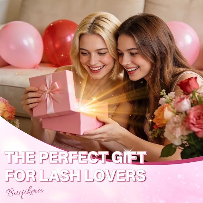 Buqikma Lash Shampoo Kit - Eyelash Extension Cleanser for Extensions 60ML with Rechargeable Handheld Lash Fan Dryer Mascara Brush Rinse Bottle Makeup Cleansing Foam for Lash Care
