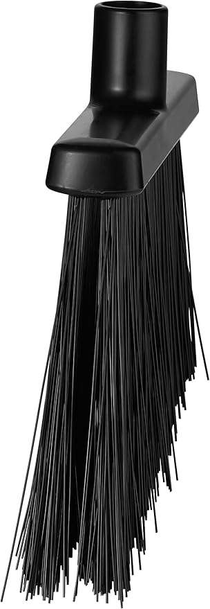 Vikan 29149 Broom,Angle Cut,Stiff,11",PP/PET,Black