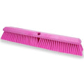 SPARTA 41890EC26 Omni Sweep Plastic Push Broom Head, Heavy Duty, Industrial Broom With Color Code System For Outdoor, Indoor, Garage, Concrete, Patio, Kitchen, Bathroom, 18 Inches, Pink, (Pack of 12)