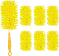 Reusable Duster Refill Compatible with Swiffer Hand Duster, 360 Duster Refills Only, Washable Pet Heavy Duty Dusters Refills for Swiffer Duster Extended Handle, 6 Pack (Handle is Not Included)