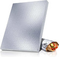 ANGEL’S PEEL LOUNGE Heavy Duty Aluminum Foil Sheets — Large Precut Non Stick Tinfoil Wraps For Sandwiches, Burritos, Burgers, Hot Dogs, Grease Barrier Heat Insulated Foil Sheets, 18inx18in 100-PCS