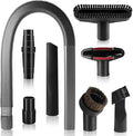 8-Piece 1 1/4 Inch (32mm) Vacuum Attachments Cleaning Kit With Dryer Lint Vac Attachment/Round Vacuum Brush