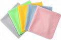 5PCS Extra Large Glasses Cleaning Cloths, Eyeglass Cleaning Cloth for Cleaning-Eyeglasses, Cell Phones, Screens, Lenses, Electronics and All Delicate Surface (12"x 12")
