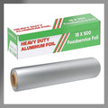 Aluminum Foil Wrap Roll 18 in x 500 ft Heavy Duty Commercial and Home Use for Food, BBQ, Grilling, Cooking, Baking, Roasting, Party (18 in x 500 ft, 1 Pack)