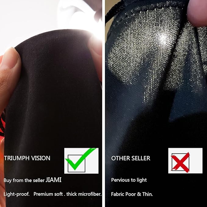 TRIUMPH VISION Soft Eyeglass Pouch 3 Pack - Pouch for glasses Microfiber Screen Cleaning Bag