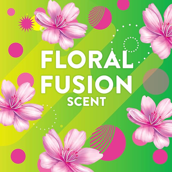 Scrubbing Bubbles Bathroom and Shower Cleaner Disinfectant Aerosol, Foaming Action Bathroom Grime Fighter, Floral Fusion Scent, 20oz