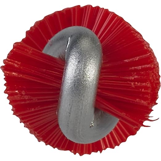 Vikan 53754 Tube Brush,.4",PP/PBT,Red