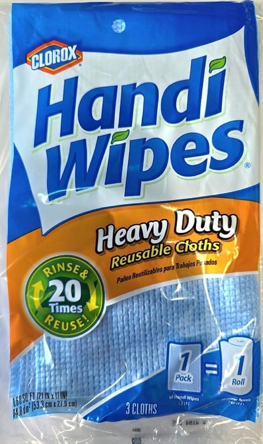Handi Wipes Heavy Duty 3Ct 6-Pack
