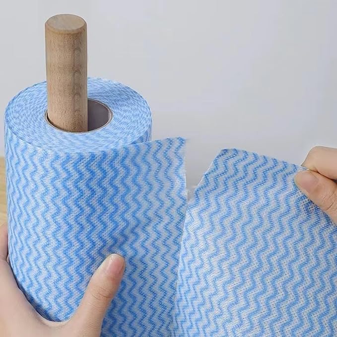 KLEENDOL200 Sheet Disposable Cleaning Cloths Disposable Dish Cloths Paper Towels Reusable Household Cleaning Towel 2 Rolls