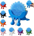 Cute Hanging Sponge Holder with Drainage, Peeing Scrub Sponge Holder, Ponge Holder for Kitchen Sink, Funny Sponge Stand for Kitchen Sink, 3D Printing Countertop Sponge Holders (Blue)