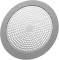 Flat Shower Drain Hair Catcher Stainless Steel Shower Drain Cover Hair Catcher 5.7in Wide Round Hairs Stopper for Showers Drains Sink Protector Filter for Showers Bathroom Pet Owners Homeowners