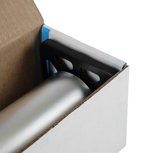 Boardwalk 7114 Premium Quality Aluminum Foil Roll, 18" x 500 ft, 16 Micron Thickness, Silver