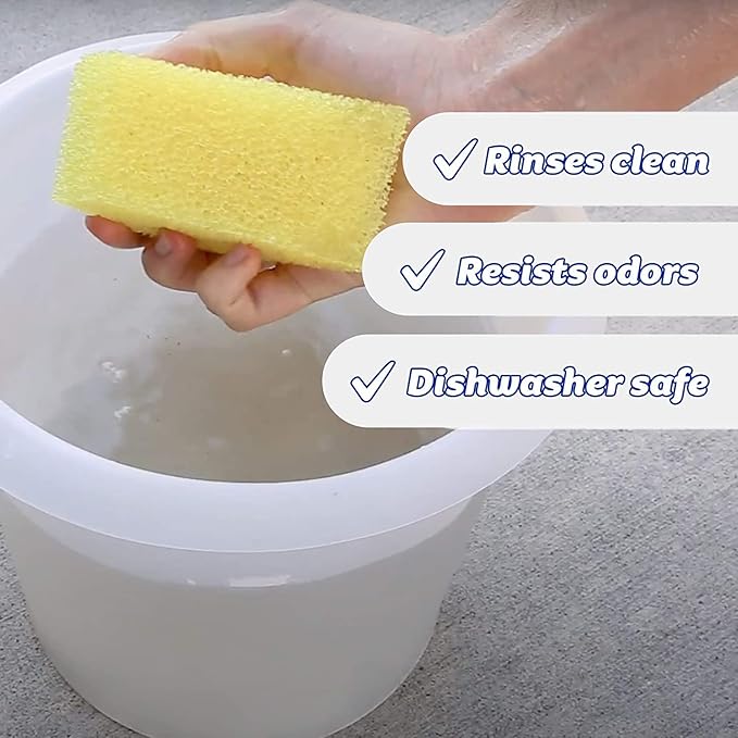 Scrub Daddy Large Sponge - Big Daddy - Scratch-Free Multipurpose Kitchen & Dish Sponge - BPA Free & Made with Polymer Foam - Stain & Odor Resistant (1 Count)