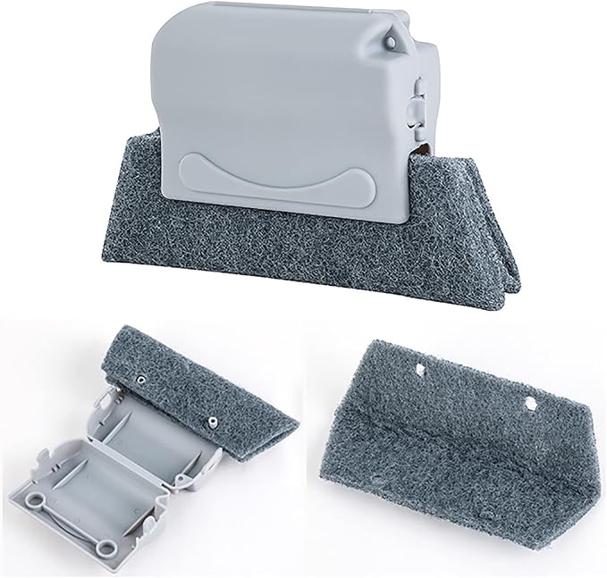 5Pcs Magic Window Cleaning Brush - Groove Gap Corner Crevice Cleaner for Windows and Tracks, Window Track Cleaning Tools