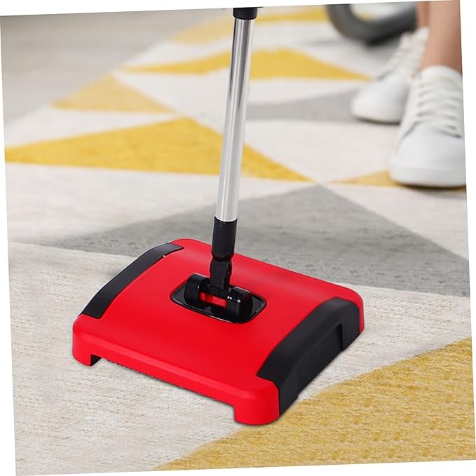 Zerodeko Hand Push Carpet Sweeper Rug Broom Carpet Cleaning Brushes Portable Dust Mop for Home Restaurant