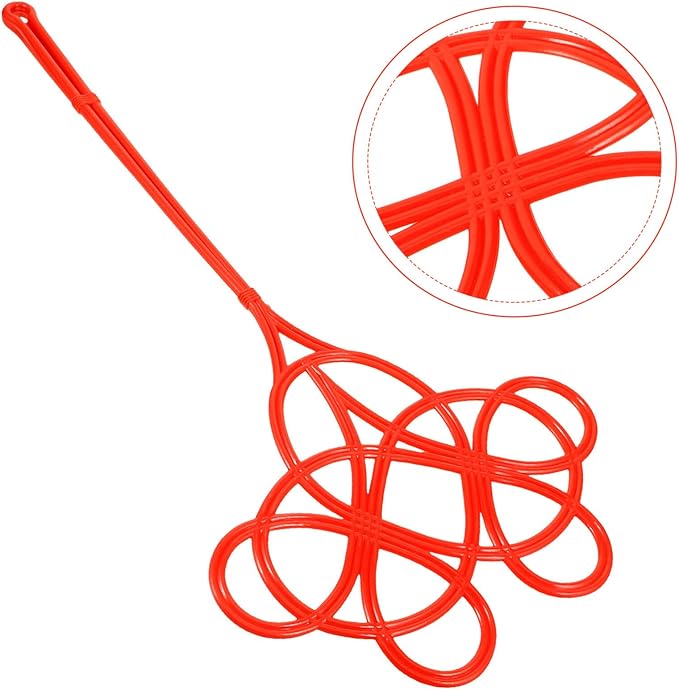 Vacuum Duster Large Plastic Dust with Long Handle Manual Carpet and Rug Beater Paddle for Home Use Quilt and Jacket Fluffer Tool 22.6 Inch Length