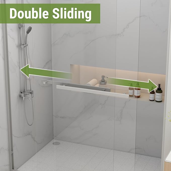Tub Shower Door 56-60" W x 60" H,Polished Chrome Bathtub Door with 1/4"(6mm) Tempered Glass,Bathtub Shower Door Easy to Clean