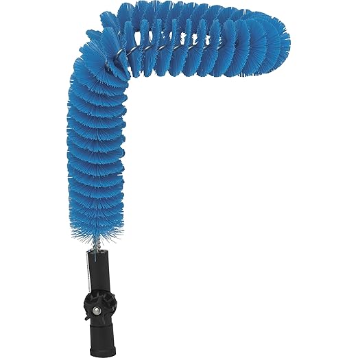 Vikan 53743 Tube Brush,CIP,Medium,PP/PL,Blue
