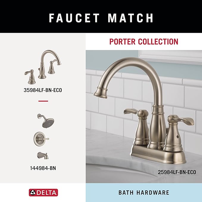 Delta Faucet Porter Toilet Paper Holder, SpotShield Brushed Nickel , Bathroom Accessories, PTR50-BN