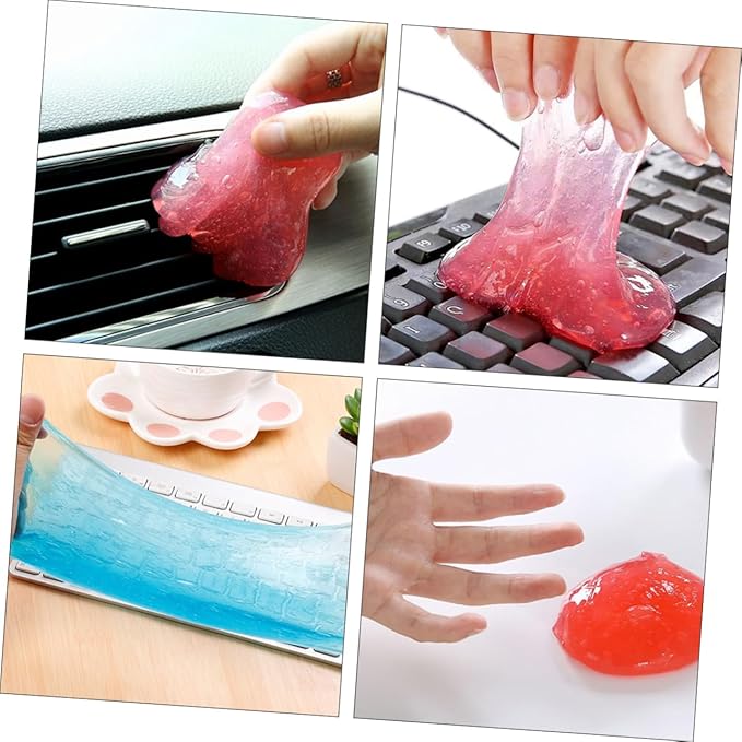 ARTIBETTER 20pcs Keyboard Cleaning Gel for Electronics Dust Removal Gel for Computers and Car Detailing Easy Use Dust for Laptop and Office Use