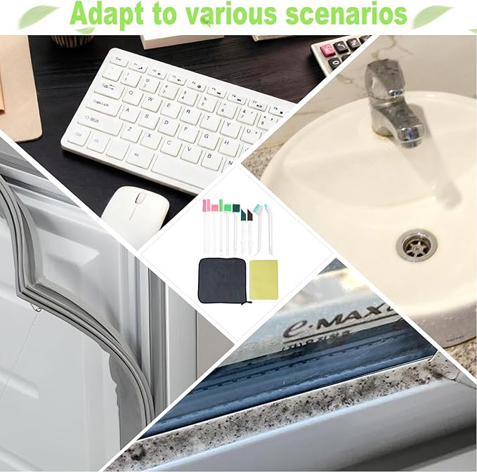 Humidifier Cleaner Brush Set 14Pcs,Small Cleaning Brush Tight Spaces for for Humidifiers, Keyboards, Tiles, Bottles and Tight Spaces,Household Cleaning Tools kit.