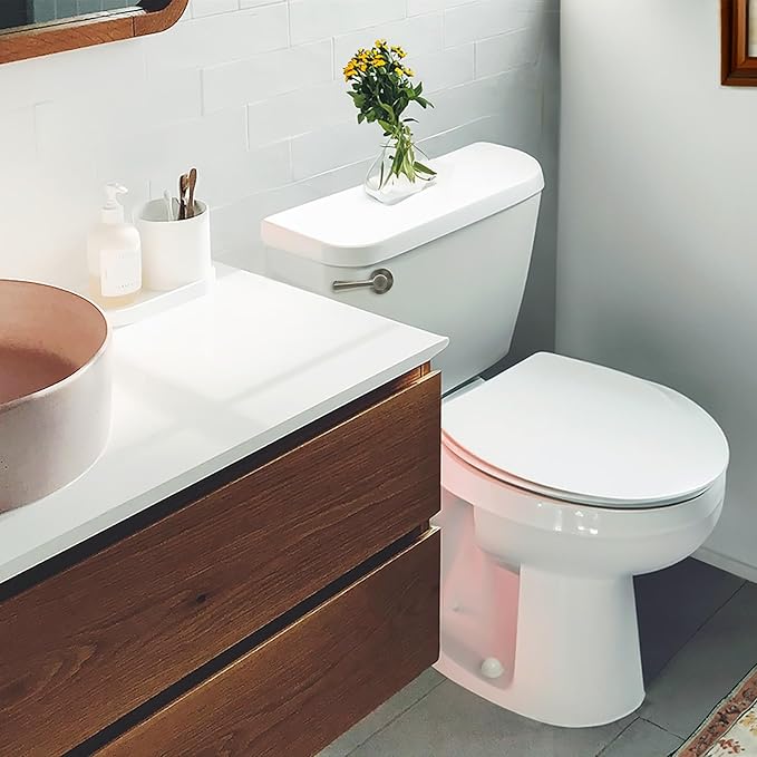 Korky Strong Arm Metal Toilet Handle and Lever - Universal to Fit Front, Angled, Side, Left, and Right Mount Toilets - Brushed Nickel, Simple Style, 6074BP