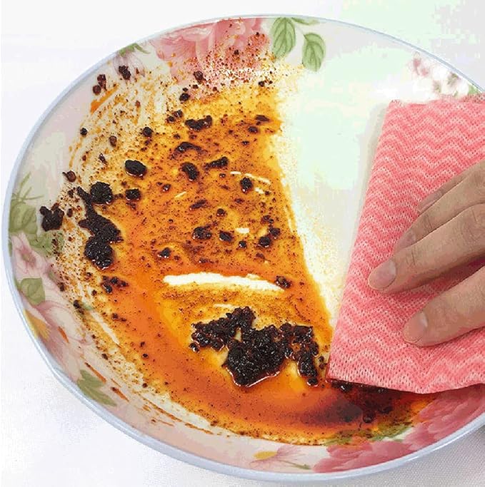 Disposable Towels Wipe Dish Cloths Reusable Towels Handy Wipes Quick-Dry 50 Count/Roll Reusable Wipes For Kitchen