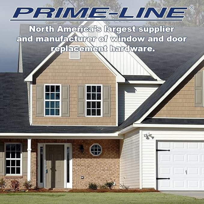 Prime-Line D 1579-1 Sliding Door Repair Track – Repair Worn or Damaged Sliding Glass Door Aluminum Tracks and Horizontal Window Tracks, 1/4” x 8’, Stainless Steel (Single Pack)
