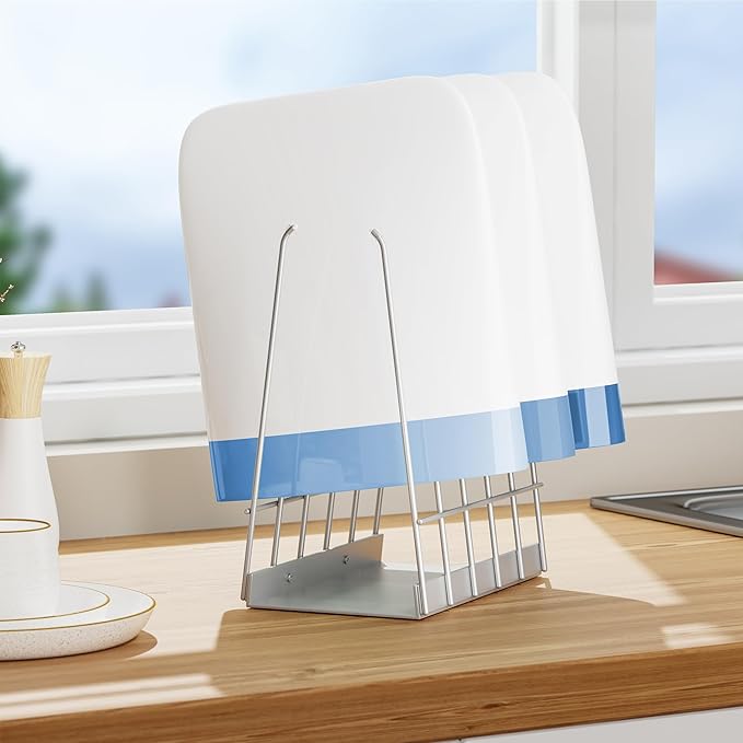 Reusable Bags Drying Rack, Foldable Plastic Bags Dryer for Ziplock Lerine Silicone Gallon, Snack, Sandwich Storage Bags, Silver