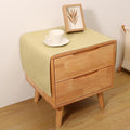 Small Bedside Tablecloth Table Dustcover End Tabletop Home Decoration Fabric Tablecloth Nightstand Table Covering Doilies for Furniture Décor (16×35inch)