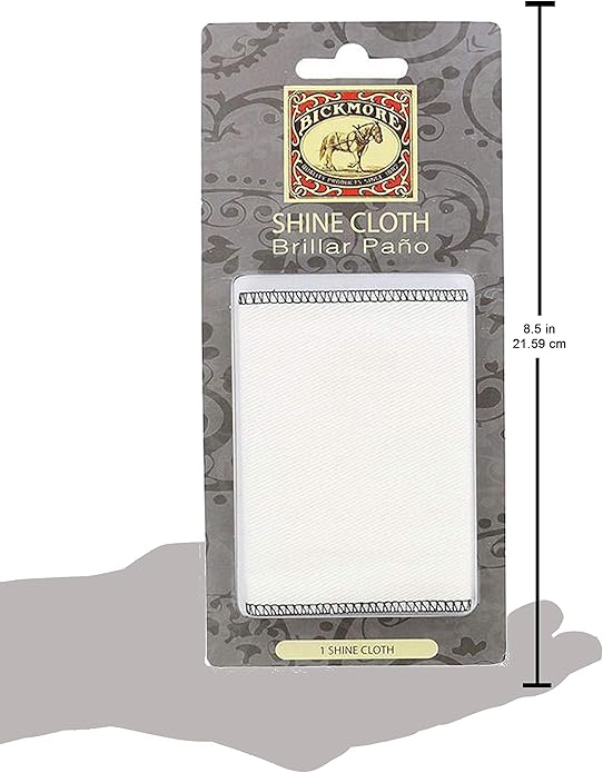 Bickmore Cotton Flannel Shoe Shine Cloth - Leather and Shoe Polishing Cloth