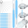 Shower Head Cleaner Picks, Multiple Size Shower Head Cleaning Brush for Small Holes, Showerhead Nozzle Unclogger Tool,Green, 20pcs