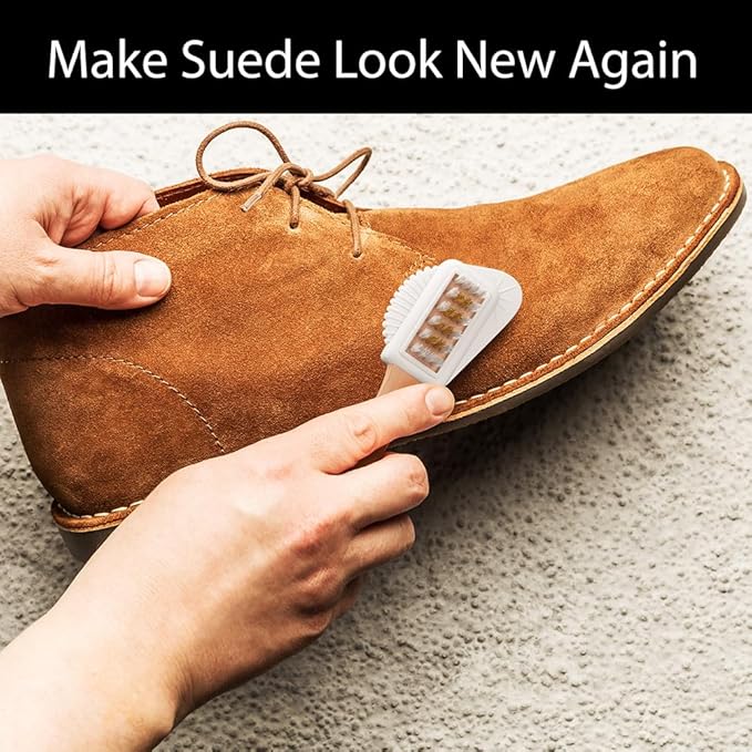 Suede & Nubuck 4-Way Leather Brush Cleaner (Top Eraser)