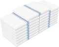 RIVERSTREAM Dish Towels - (Blue, 15-Pack) 100% Cotton, 14 x 25 Inches, Super Absorbent, Reusable Cleaning Kitchen Dish Towels Set