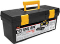 Performance Tool W54017 18-Inch Plastic Box with Handle, Tool Organizer Storage Box, Removable Inner Tray, Lightwieght & Easy to Carry