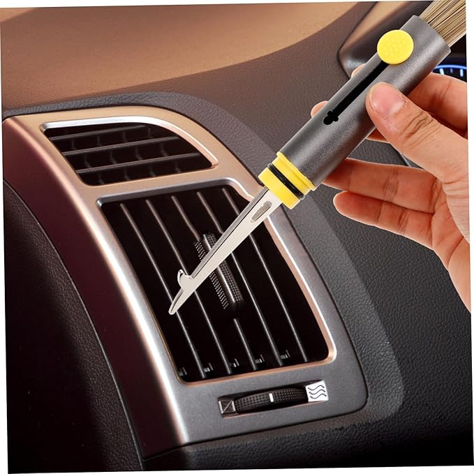 Car Air Vent Cleaning Brush Lightweight Interior Detailing Brush for Automotive Air Conditioner for Tight Spaces Durable Design for Long Term Use for Car Owners