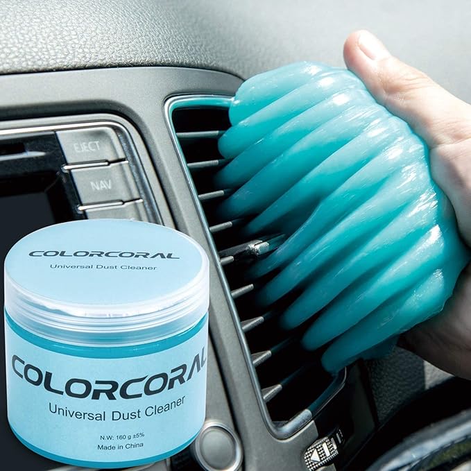 4-in-1 Vacuum Cleaner Portable Cordless Keyboard Cleaner and Universal Dust Cleaning Gel for PC, Tablet, Phone, MacBook, Earbud, Car
