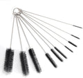 Annhua 10 Pcs Tube Cleaning Brushes Kit Straw Cleaning Kit Metal Pipe Brush Cleaner, Lab Cleaning Brushes Wire Bottle Brush for Lab Tube, Auto Parts, Bottles and Pipes, 10 Sizes