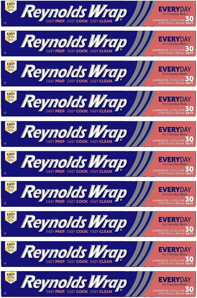 Reynolds Wrap Aluminum Foil (30 Sq Ft (Pack of 10))