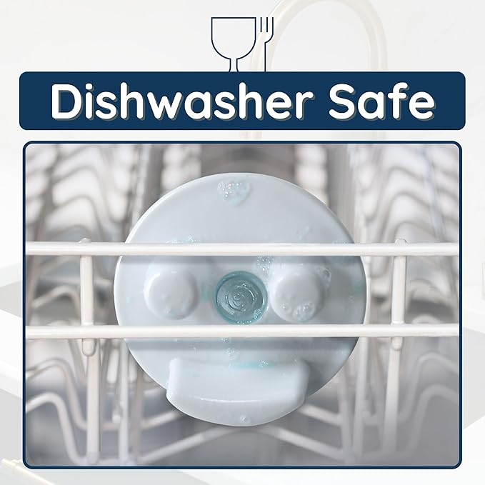 Scrub Daddy Sponge Holder - Stop Soggy Sponges, Daddy Caddy with Suction Cup for Kitchen Sink, Bathroom - Compatible Scrub Mommy Holder by BeraTek - White, 1-Pack