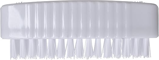 SPARTA 3623900 Plastic Hand Brush, Nail Brush With Polypropylene Bristles For Kitchens, Homes, Restaurants, 3.5 Inches, White (Pack of 2)