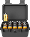 KIWIFOTOS 15 Slots C Battery Organizer Storage Case Heavy Duty IP67 Waterproof C Cell LR14 Alkaline Batteries Holder Containers for Household Outdoor Camping and Office All-Purpose