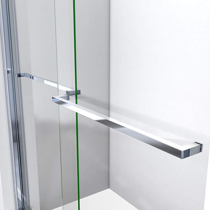 DreamLine Sapphire 44-48 in. W x 76 in. H Semi-Frameless Bypass Shower Door in Chrome, SHDR-6348762-01